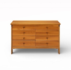 Cómoda de Madera de Cerezo Maciza de Estilo Posmoderno Italiano, con 8 Cajones, Mueble de Dormitorio, Armario de Almacenamiento de Madera - Product Image 2