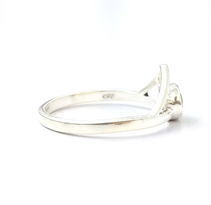 Retro Style 925 Sterling <b>Silver</b> <b>Ring</b> Round Red <b>Garnet</b> Gemstone Minimalist Geometric Jewelry for Women - Product Image 3