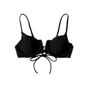 Conjunto de Bikini de Dos Piezas para Mujer con Diseño Liso, Traje de Baño Transpirable, Colores Personalizados y Todas las Tallas Disponibles - Product Image 5