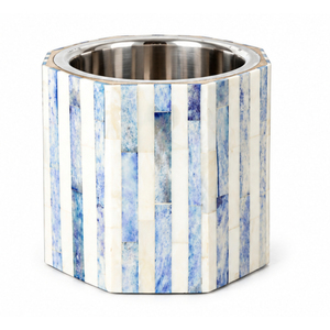 Seau à glace en acier inoxydable de qualité supérieure avec incrustation en corne de buffle, double paroi, pour vin et champagne, idéal pour les bars - Product Image 2