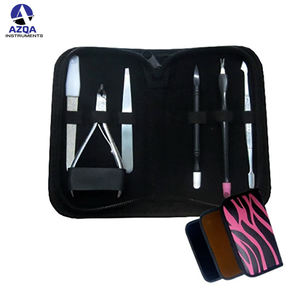 Ensemble de coupe-ongles en acier inoxydable pour manucure et pédicure, outils de soin des cuticules avec étui de rangement portable - Product Image 2