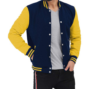 <b>White</b> Leather Sleeve Letterman College Varsity <b>Men</b> Custom Logo Design Custom Logo Varsity <b>Jacket</b> - Product Image 4