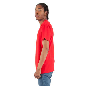 Camiseta de algodón grueso de 6.2oz con cuello en V y manga corta, personalizable, estilo Shaka Wear, para proveedores, camiseta básica de streetwear. - Product Image 2