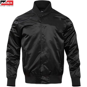 แจ็คเก็ตวาร์ซิตี้ผ้าซาตินสั่งทำพิเศษจากสหรัฐอเมริกา คุณภาพพรีเมียม โลโก้สั่งทำได้ แจ็คเก็ตบอมเบอร์ผู้ชาย เสื้อผ้ากีฬาทันสมัย รับสั่งซื้อจำนวนมาก - Product Image 1