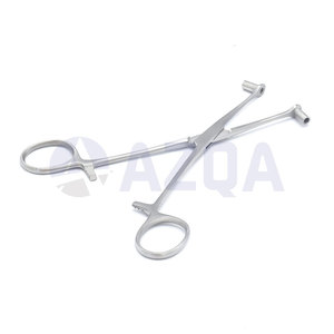 Pince à Septum Tunnel en Acier Inoxydable 6 Pouces AZ-TSF-01 Marque Client pour Installation Professionnelle de Bijoux Corporels - Product Image 5