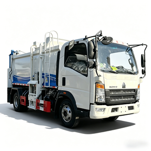 รถบรรทุกขยะ SINOTRUK HOWO 4x2 แบบยกข้างอัตโนมัติ พร้อมถังยกข้างสำหรับเก็บขยะ - Product Image 1