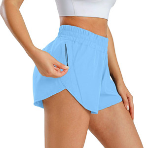 Shorts taille haute pour femmes, été, décontractés, tendance, légers, confortables, pour le sport, la course à pied, la gym, l'entraînement - Product Image 4