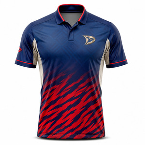 เสื้อคริกเก็ตผู้ชาย โพลีเอสเตอร์ ระบายอากาศเร็ว สำหรับทีม  แบบซับลิเมชั่น ชุดกีฬา สำหรับฝึกซ้อมและแข่งขัน - Product Image 2