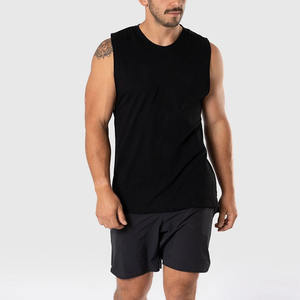 Casual transpirable gimnasio Fitness deportes chaleco lavado tejido sin mangas camiseta sin mangas para correr entrenamiento deportes amigables con los viajes - Product Image 3