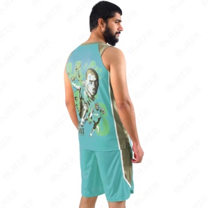 Short de basket-ball d'été Bsci de haute qualité personnalisé OEM respirant unisexe adulte maillot de basket-ball Bsci uniforme de basket-ball d'été - Product Image 2