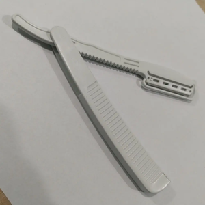Navaja de Afeitar Desechable de Acero Inoxidable con Mango de Plástico de Alta Calidad para Hombre, para Salón de Belleza y Barbería - Product Image 2