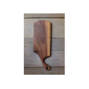 Planche à découper en bois d'olivier naturel, planche à découper artisanale pour la cuisine, planche de service en bois rustique avec poignée - Product Image 2