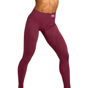 Leggings de yoga sans couture pour femmes, taille haute, collants de sport flexibles pour l'entraînement, la gym, la course à pied, le fitness, avec détail logo gris - Product Image 1
