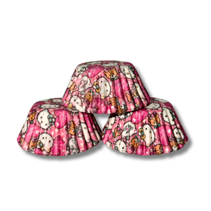 Moldes Cuadrados para Cupcakes de Papel Glassine con Diseño de Hello Kitty de Rico's, 1000 Unidades, Antiadherentes, Resistentes al Calor, Aptos para Horno y Microondas - Product Image 4