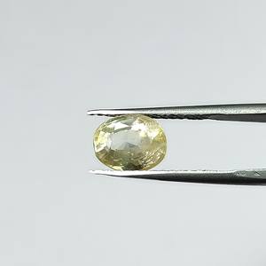 Zafiro amarillo ovalado natural de 3.81 quilates de Sri Lanka, piedras sueltas para la fabricación de joyas y anillos, tabla Ratti 4.25 YOPK-178 - Product Image 1