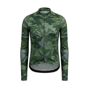 Spandex Polyester Full Zipper Long Sleeve Teal Diagonal Racing Stripe Cycling Jersey Quick Dry Performance <b>Bicycle</b> Sportswear - Product Image 5