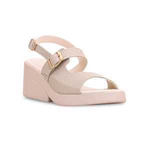 Sandale à talons formels couleur crème taille 36 PU0183 - Product Image 2