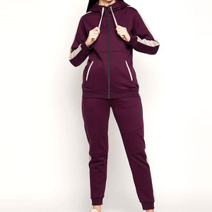 บริการ OEM ชุดวอร์มผู้หญิงขายดี ราคาขายส่ง รับทำโลโก้ตามสั่ง ชุดวอร์มผู้หญิงสำหรับขาย - Product Image 1