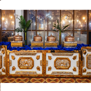 Comptoir de Restauration Professionnel Moderne et Classique pour Événements de Mariage, Buffet de Luxe, Présentoir Alimentaire Personnalisé, Snacks - Product Image 1