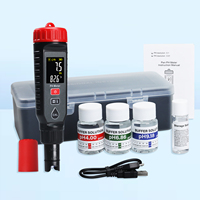 Testeur numérique de qualité de l'eau, pH-mètre et thermomètre, capteur remplaçable, écran couleur, pour laboratoire, agriculture, transformation alimentaire