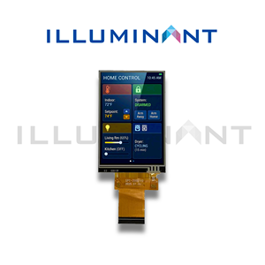 3.5นิ้ว320x480 TFT โมดูลจอ LCD 4-SPI/3-SPI/MCU-16bit อินเตอร์เฟซ ILI9488 250 nits IPS LCM LED Backlight Transmissive - Product Image 4