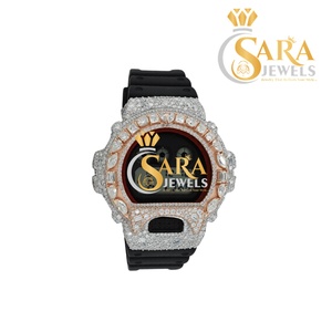 Nouvelle montre de luxe avec bracelet en caoutchouc, bracelet en acier inoxydable, design simple et carré, mouvement quartz, disponible en promotion. - Product Image 4