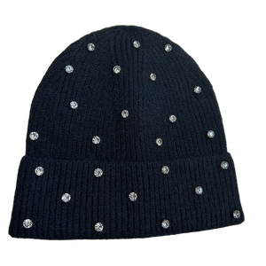 Bonnet tricoté unisexe pour l'hiver, doux, chaud, respirant, imperméable, orné de motifs numériques et de diamants, idéal pour les fêtes, les tenues décontractées ou comme cadeau - Product Image 3