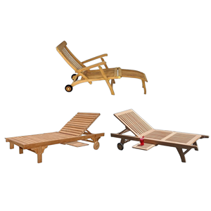 Chaise longue pliante moderne en teck massif pour patio extérieur – Prix de gros – Écologique et durable - Product Image 5