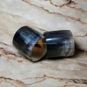 Novedad de 2025 servilleteros de cuerno con diseño de tres tonos, servilletero de pulido alto, anillo para bodas, comedor, Hotel, restaurante, artículos de cocina para el hogar - Product Image 2