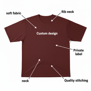 T-shirts à épaules tombantes surdimensionnés personnalisés en coton 285 g/m² pour hommes – Fabricant de t-shirts tricotés - Product Image 5