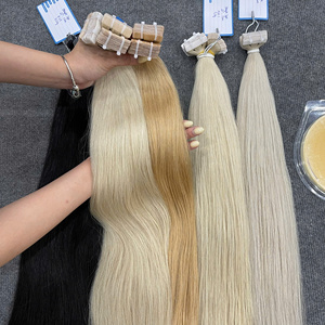 Extensiones de Cabello con Cinta Adhesiva Hiproviet Premium Número 1 # Cabello Remy Negro Natural 1B, 100g, Cabello Vietnamita Liso de Fábrica - Product Image 3