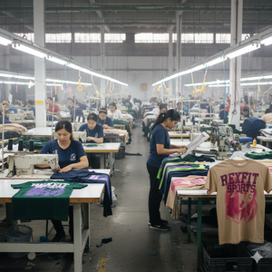 เสื้อยืดคอลเลคชั่นใหม่ปี 2026 ผลิตจำนวนน้อยได้ รับผลิตเสื้อผ้าสตรีทแวร์ ตัดเย็บเอง พิมพ์ลายสกรีนโลโก้ตามสั่ง เสื้อครอป - Product Image 2