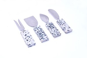 Multifunctional <b>Cheese</b> <b>Knife</b> <b>Set</b> With Stone Handle Stainless Steel Blade Durable <b>Cheese</b> Tools For Serving And Cutting Tools - Product Image 3