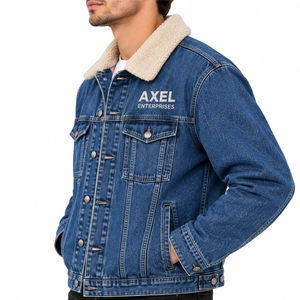 Chaqueta de Mezclilla Personalizada para Hombre, Ropa Casual de Calle, para Viajes al Aire Libre, Moda Diaria, Ropa al por Mayor, Fabricante OEM, Chaqueta para Hombre - Product Image 4