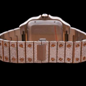 Reloj de Lujo para Hombre con Diamantes Moissanite en Oro Blanco, Estilo Hip Hop Original, VVS, con Certificado de Autenticidad, Moderno y Elegante - Product Image 2