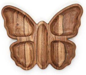 เขียงไม้ทำมือรูปผีเสื้อสำหรับเสิร์ฟอาหารว่างและชีส - Product Image 2