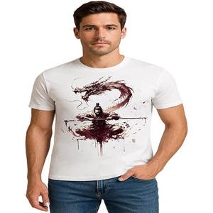 Camisetas Unisex de Verano con Cuello Redondo, 100% Algodón, Estilo Casual, con Logotipo Estampado, Diseño Liso, Camiseta de Mujer con Hombros Descubiertos - Product Image 2