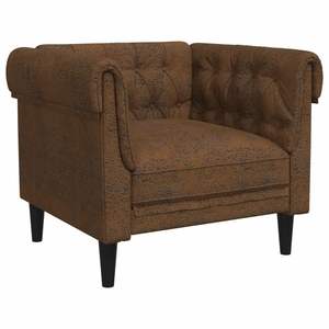Canapé Chesterfield marron pour salon - Product Image 2