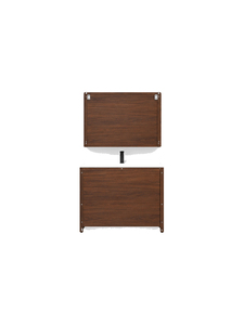 Mueble de Baño de Madera Estilo Mid-Century con Tiradores de Latón y Cajones de Almacenamiento, Mueble de Vanidad Moderno con Puertas y Cajones - Product Image 6