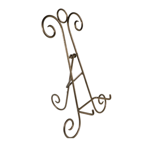 Support de Présentation Doré Style Américain Classique Fait Main pour Assiettes et Plateaux, Support Métallique pour Cadres Photo - Product Image 1