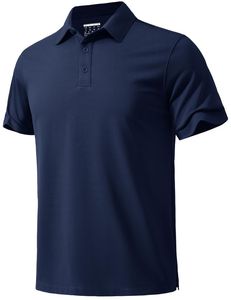 Camiseta de Golf para Hombre, Unisex, Antiarrugas, con Estampado, Logotipo Personalizado en la Parte Delantera, 100% Poliéster, Manga Corta, Verano, Gran Venta - Product Image 5