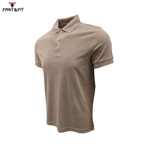 Chemises pour hommes de haute qualité à prix abordable, col roulé, tissu tricoté en polyester/coton, logo personnalisé, service OEM - Product Image 3