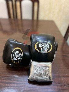 Brand New Hot Selling Top Quality Original Leather No boxing No Life Boxing <b>Gloves</b> Professional Boxing Set Fighting Training Kit - Product Image 4