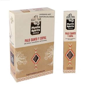 Marca de Confianza Tribal Soul's: Varillas de Incienso Aromáticas Hechas a Mano con Copal y Palo Santo de la India - Product Image 1