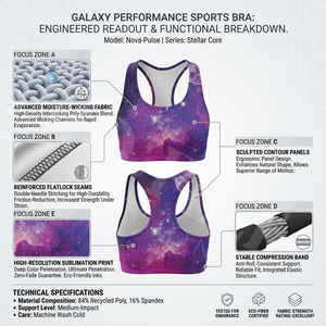 Plus Size Sportswear Sports <b>Bra</b> Racerback Seamless Fitness Workout Crop Top Breathable <b>Stretch</b> Activewear Comfortable Sports <b>Bra</b> - Product Image 2