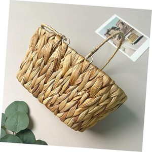 Wholesale Rattan Storage <b>Basket</b> with Handle Woven Organizer for Vegetable <b>Egg</b> Fruit Picnic Home Storage <b>Basket</b> OEM ODM Hot Sale - Product Image 4