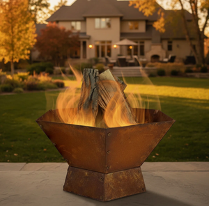 Best Selling Outdoor Fireplace Steel Garden Treasures Fire Pit Steel Round <b>Large</b> Patio Fire Pit Outdoor Iron Firepits - Product Image 3