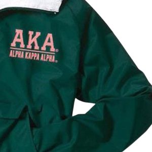 Dark Green Women's Hooded Windbreaker Pullover with <b>Pink</b> Letter Print Lightweight Long Sleeve Casual Outdoor <b>Jacket</b> Comfortable - Product Image 6