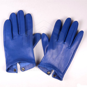 High Quality Leather <b>Gloves</b> Winter Warm Touchscreen Outdoor Breathable <b>Wool</b> Lining Casual Wrist Hot Selling - Product Image 4