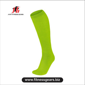 Knee High <b>Socks</b> Solid Green Breathable Knitted for <b>Running</b> Workouts Adults - Product Image 2